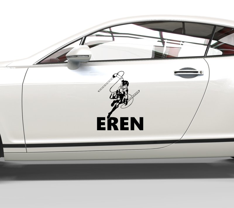 46037 Attack on Titan - AOT - Eren Jäger Aufkleber